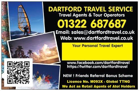 Dartford Travel Business Card